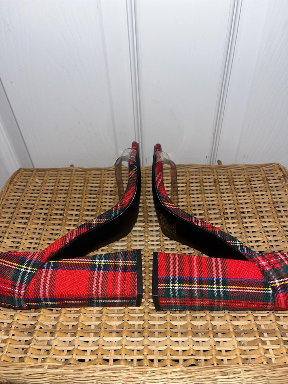 DOLLS KILL Plaid chunky heels - Picture 5 of 8